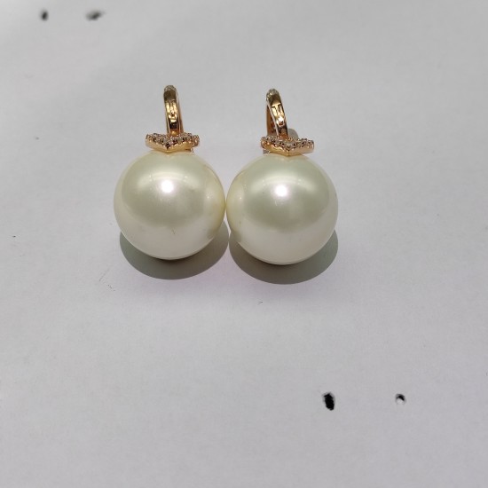 Pearl Ball Stud Earrings