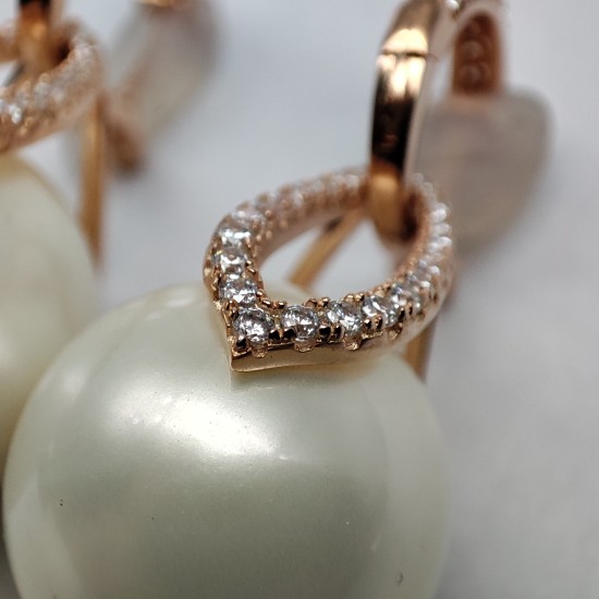 Pearl Ball Stud Earrings