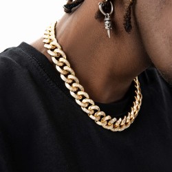  hiphop iced out jewelry necklace for man