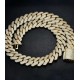 Hot Pick 20mm Hiphop Jewelry Iced Out Cuban Necklace