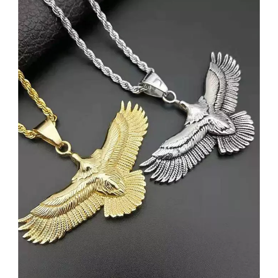 High Quality Hiphop Eagle Charm Pendant