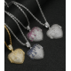 fashion hiphop iced out heart charms pendant