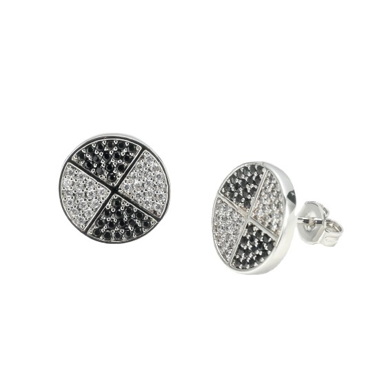 Black and white diamond earrings Black and white diamond earrings