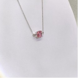 Pink Zircon Necklace