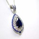 blue drop necklace