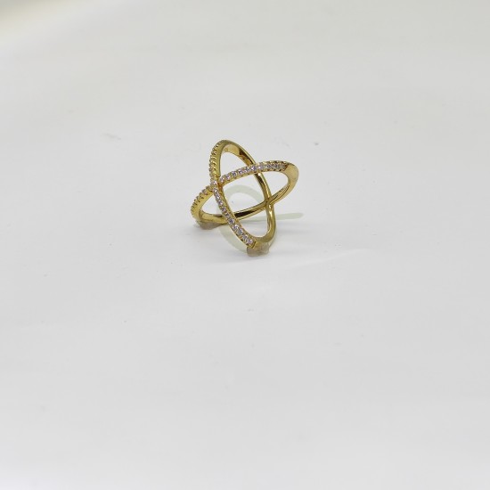 Silver Cross Wrap Ring