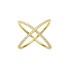 Silver Cross Wrap Ring