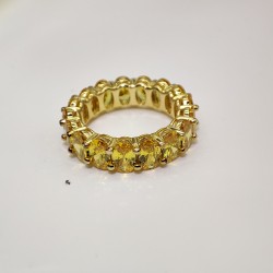 Yellow Simple Ring