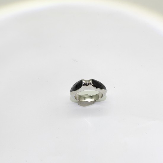 Black Irregular Ring